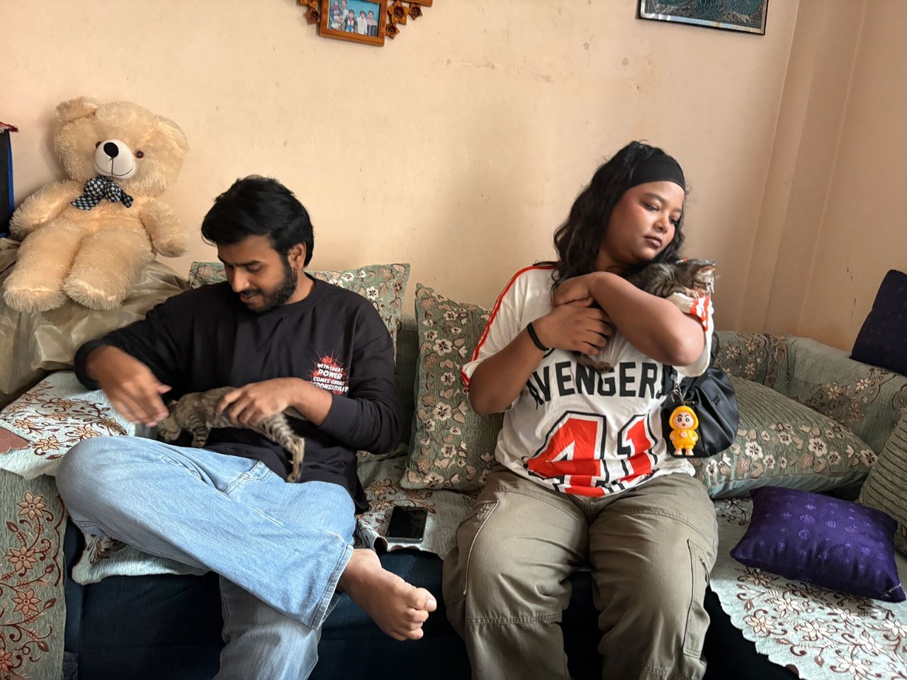 Marble and Oreo Cats